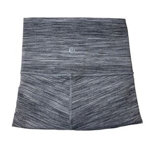 Lululemon Wunder‎ Under Hi-Rise 7/8 Length 25" Inseam Gray Space Dye Casual 10